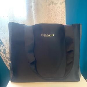 Coach Black Tote Bag 11.5 in H x 14 inch L